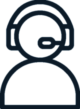 logo d'assistance avec un casque