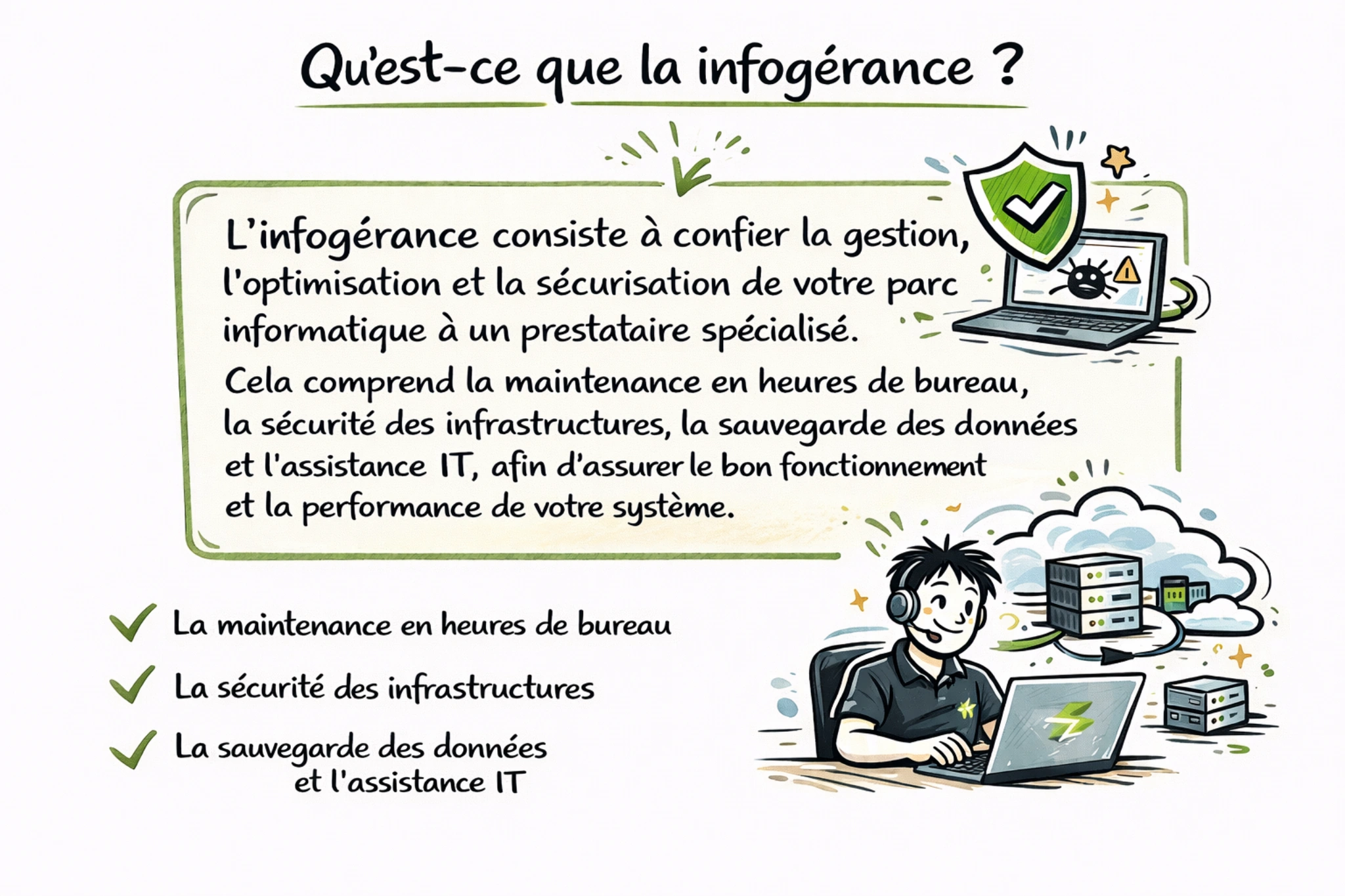 Explication textuelle de l’infogérance